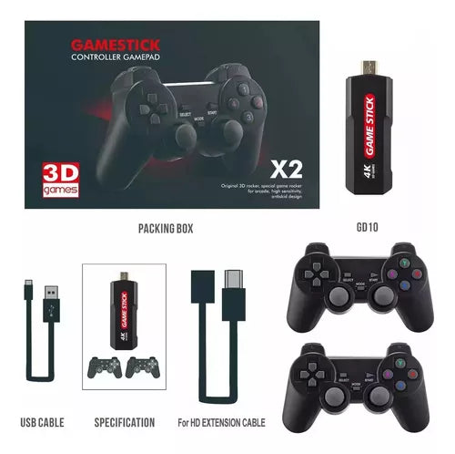 🟢Consola Videojuego Retro Hdmi 4k 128Gb